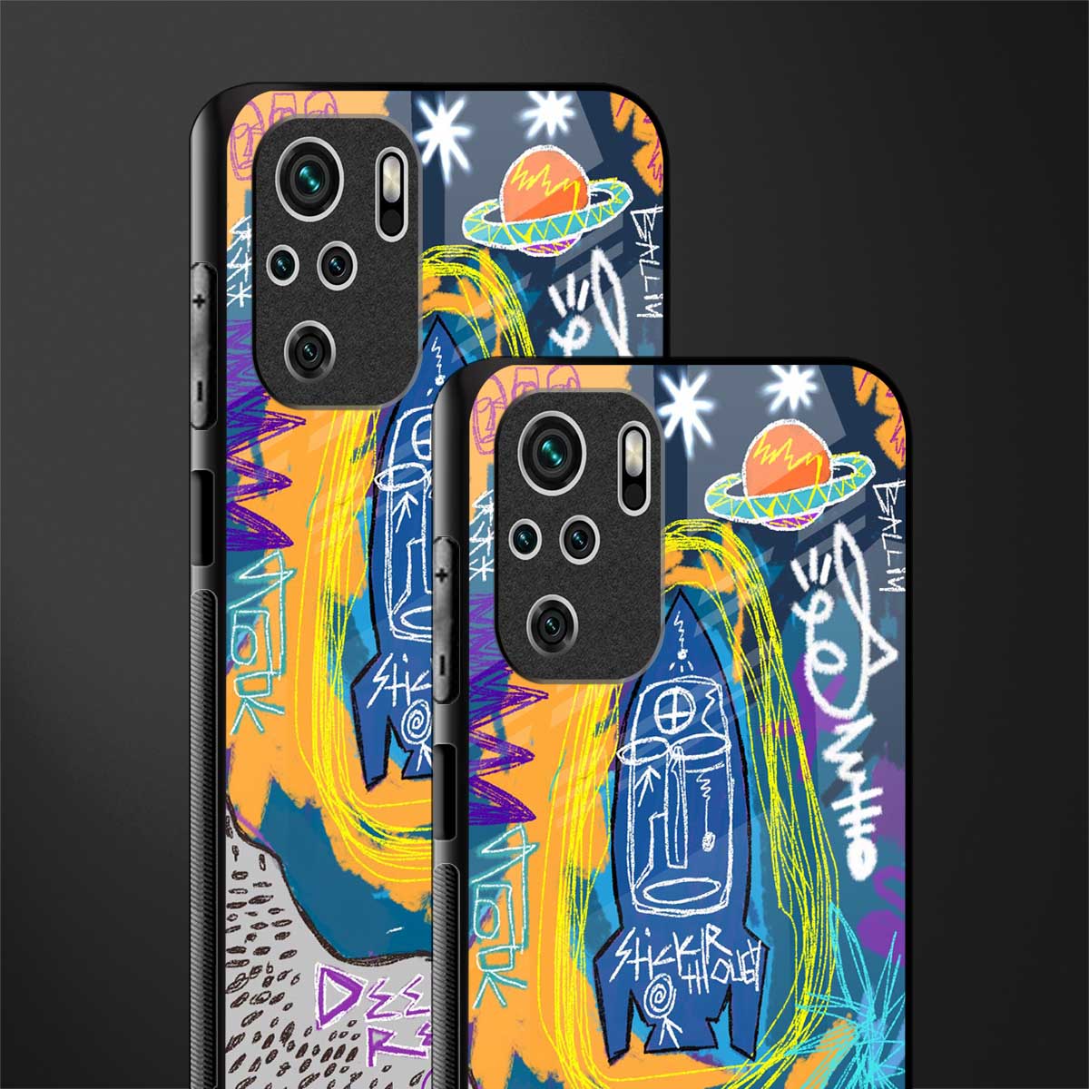 deja vu glass case for redmi note 10s image-2