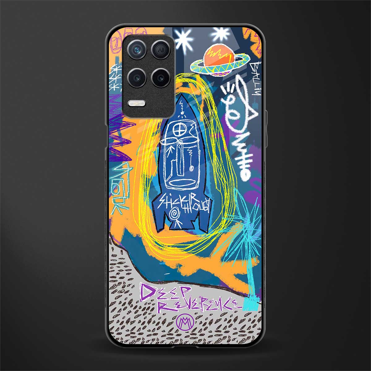 deja vu glass case for realme narzo 30 5g image