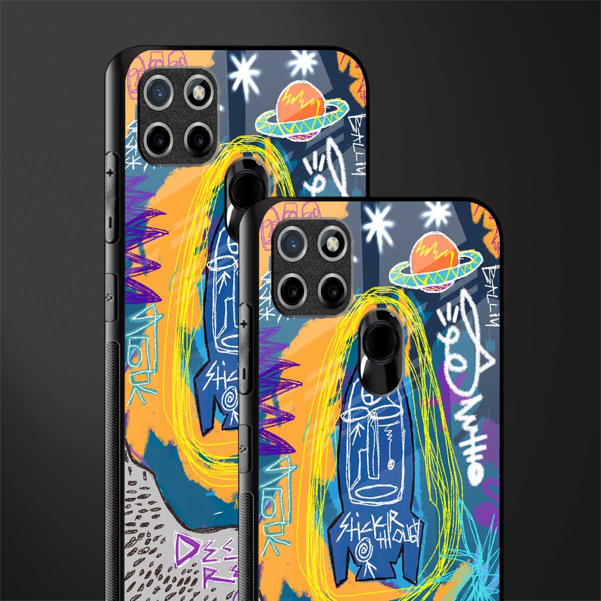 deja vu glass case for realme c21 image-2