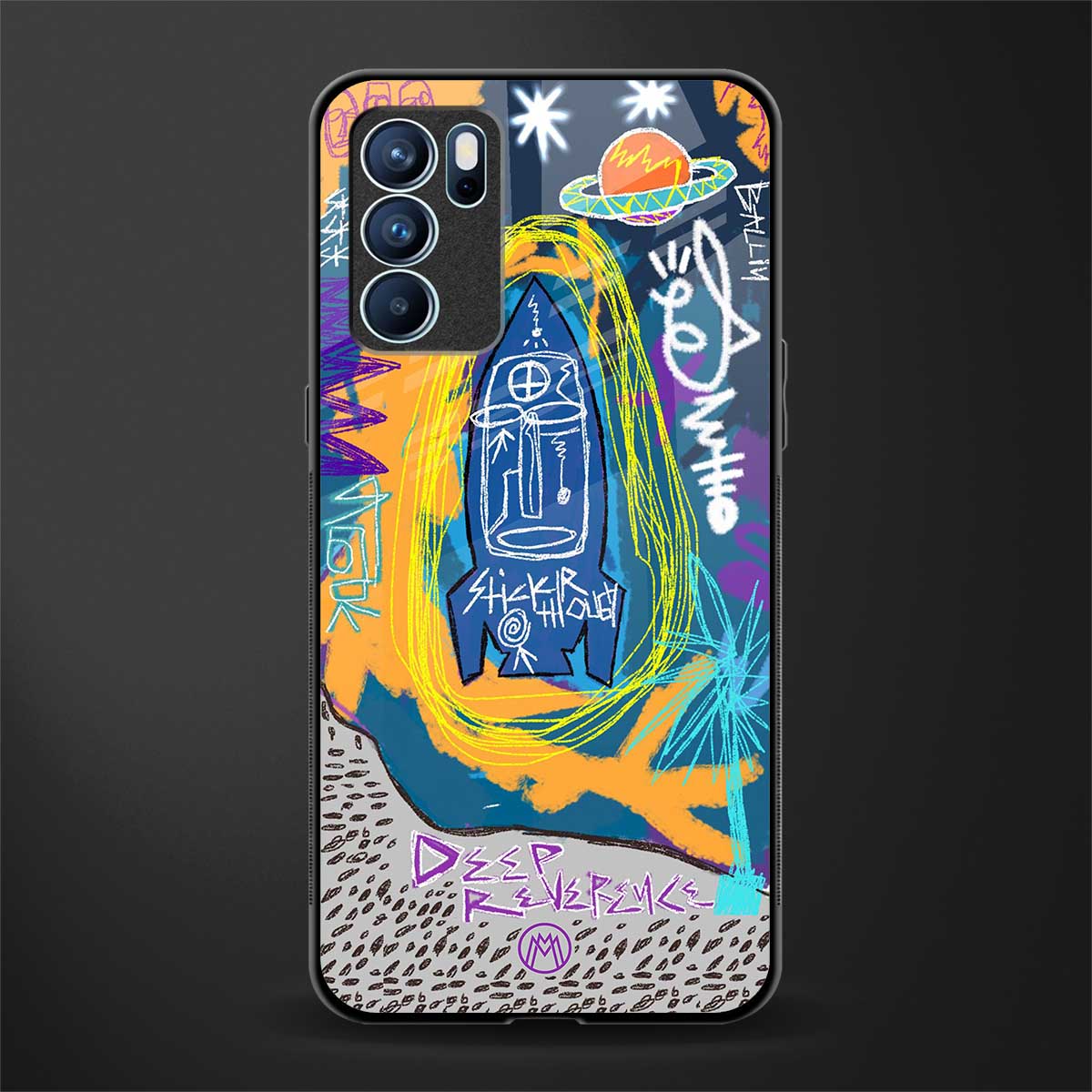 deja vu glass case for oppo reno6 pro 5g image