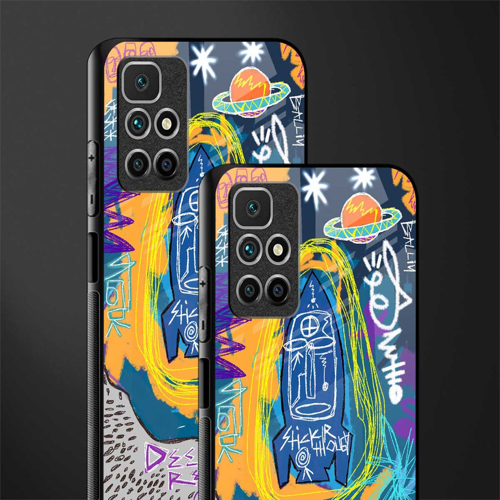 deja vu glass case for redmi 10 prime image-2