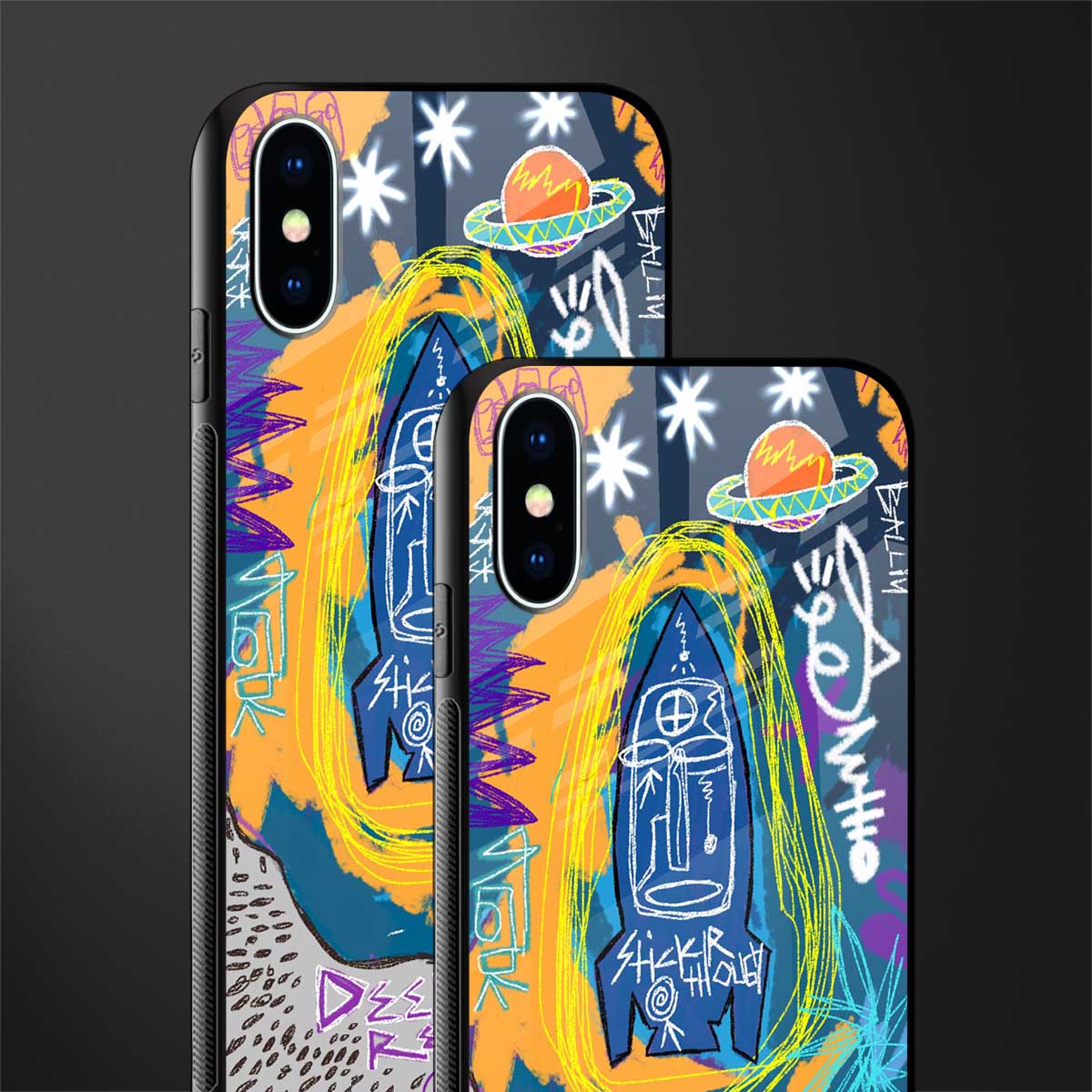 deja vu glass case for iphone xs image-2