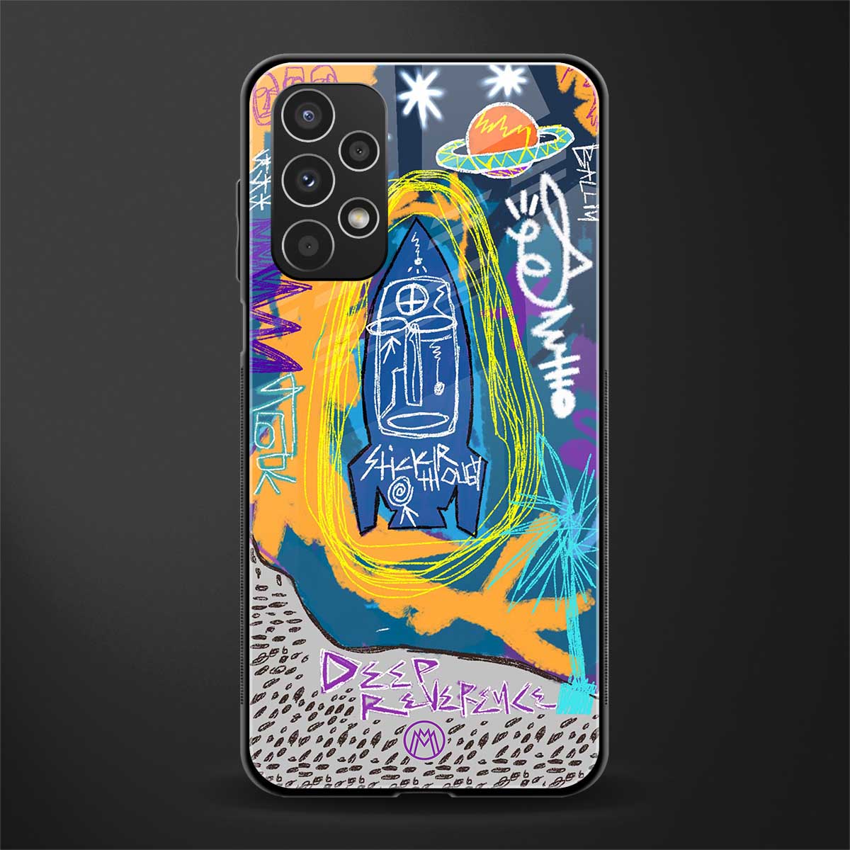 deja vu back phone cover | glass case for samsung galaxy a13 4g