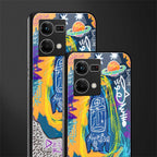 deja vu back phone cover | glass case for oppo f21 pro 4g