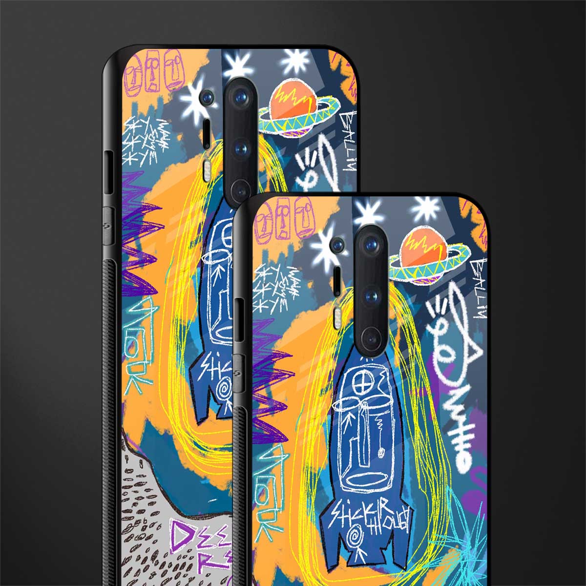 deja vu glass case for oneplus 8 pro image-2