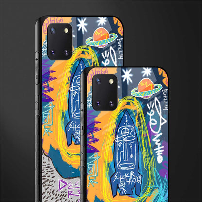 deja vu glass case for samsung a81 image-2