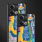 deja vu back phone cover | glass case for oppo reno 8 pro