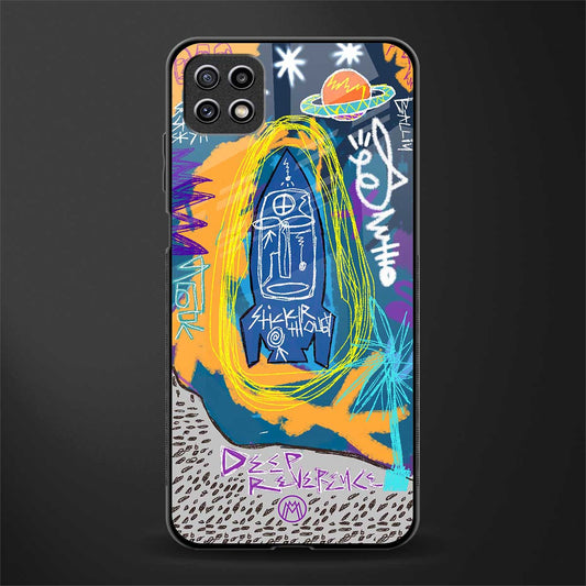 deja vu back phone cover | glass case for samsung galaxy f42