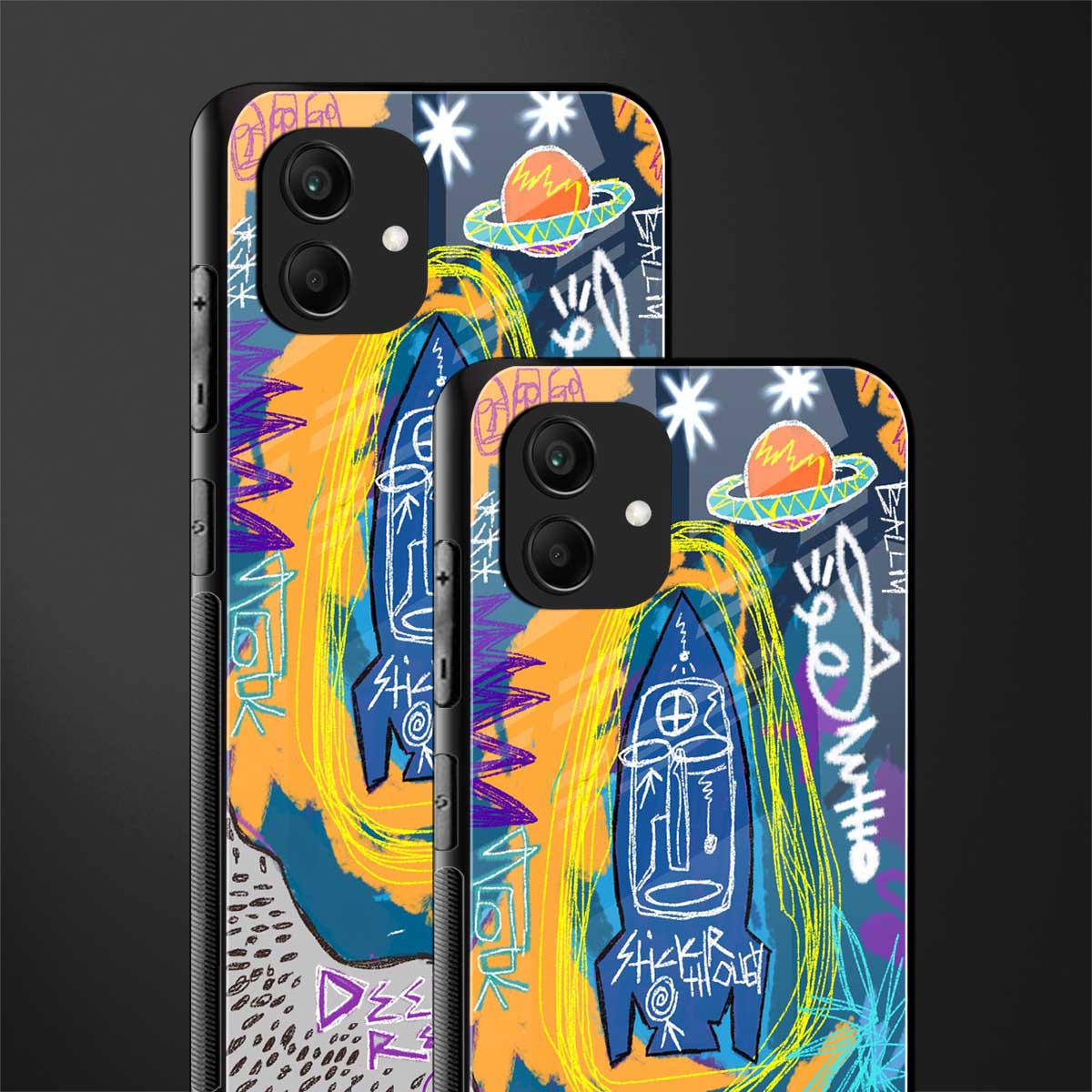 deja vu back phone cover | glass case for samsung galaxy a04