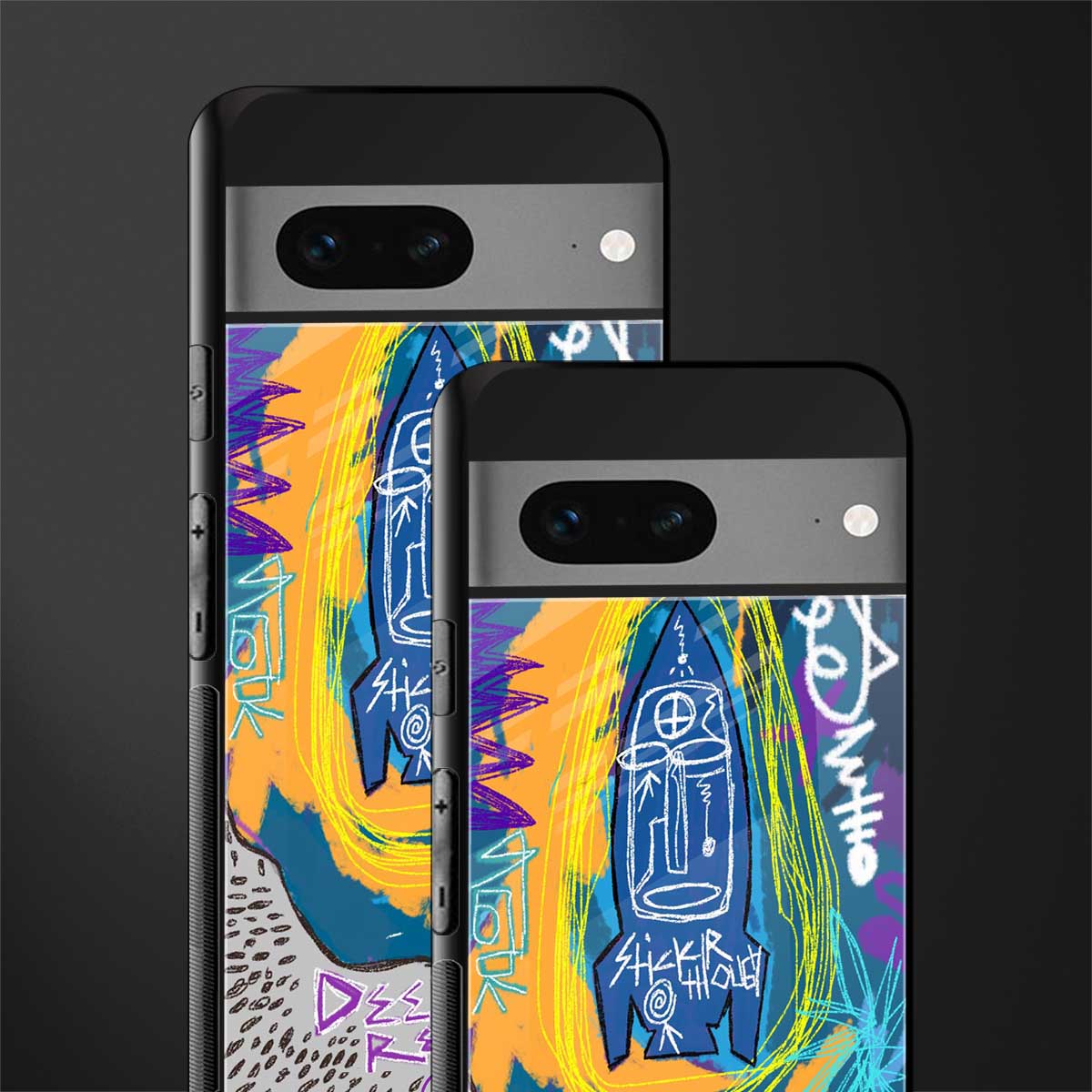 deja vu back phone cover | glass case for google pixel 7