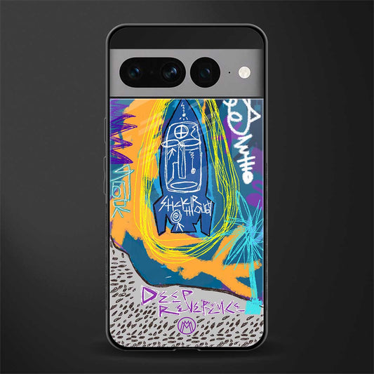 deja vu back phone cover | glass case for google pixel 7 pro