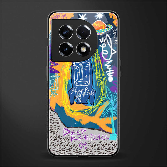 deja vu back phone cover | glass case for oneplus 11