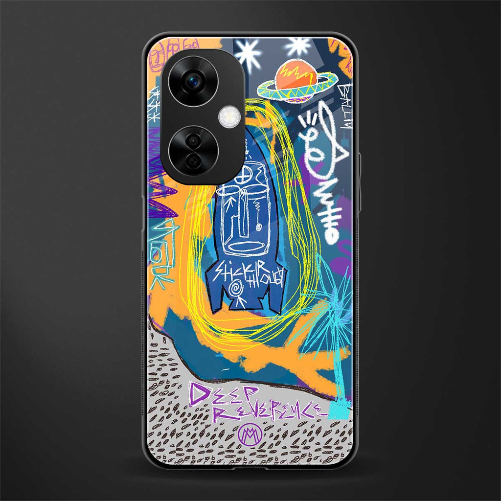 deja vu back phone cover | glass case for oneplus nord ce 3 lite