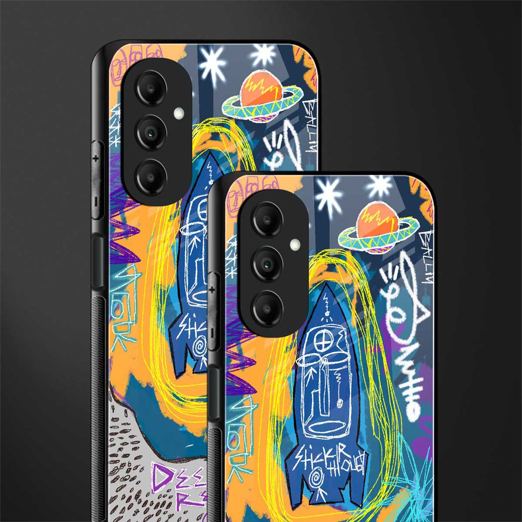 deja vu back phone cover | glass case for samsung galaxy a14 5g