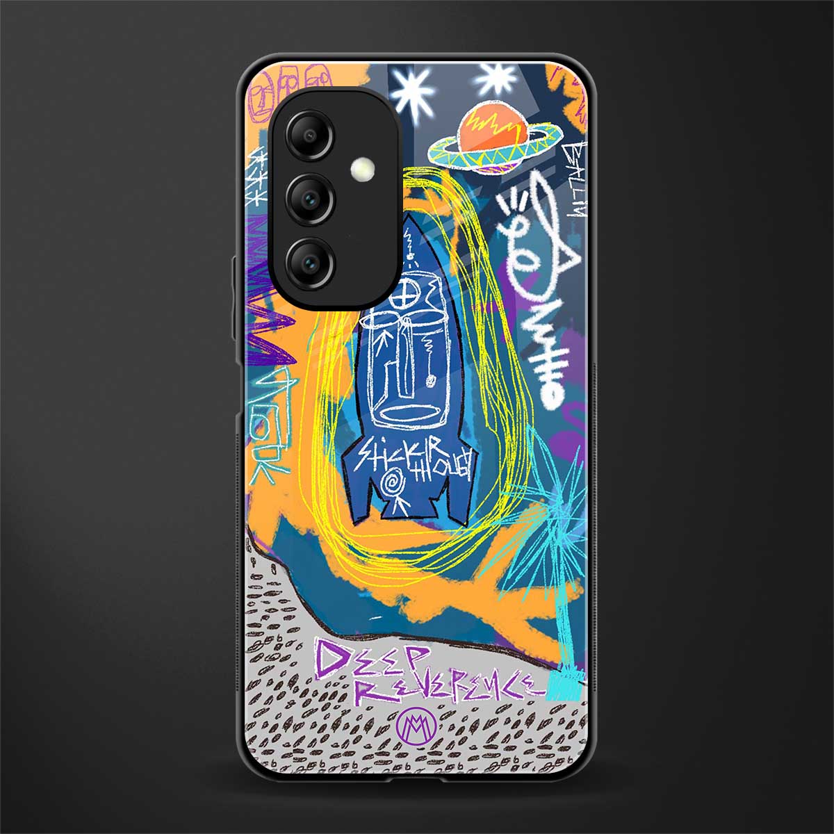 deja vu back phone cover | glass case for samsung galaxy a14 5g