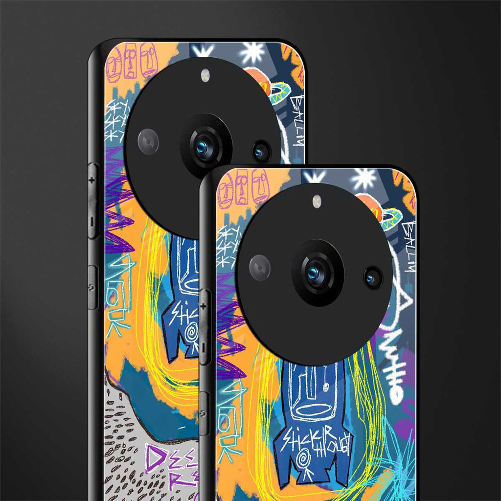 deja vu back phone cover | glass case for realme 11 pro 5g