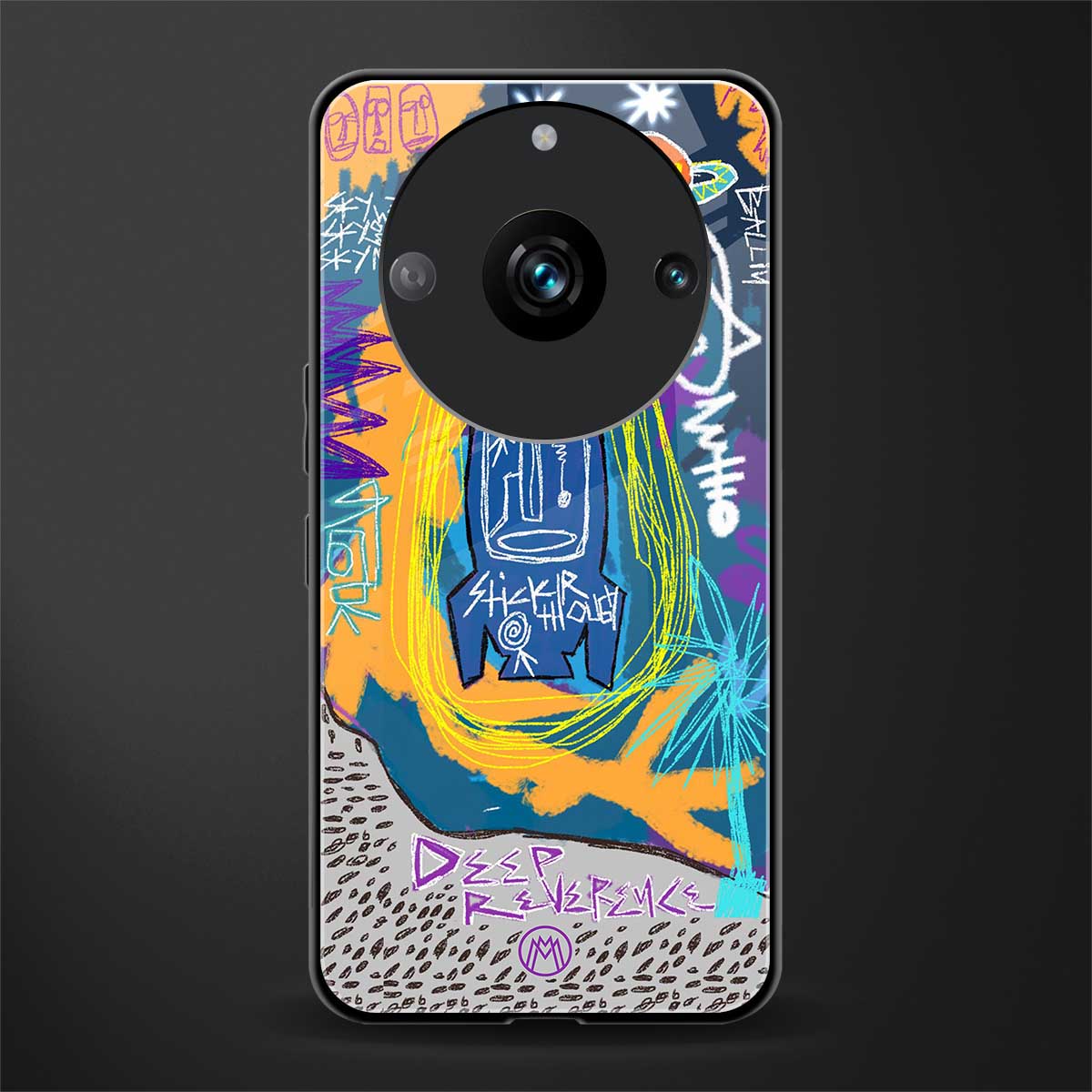 deja vu back phone cover | glass case for realme 11 pro 5g
