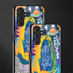 deja vu back phone cover | glass case for samsun galaxy a24 4g