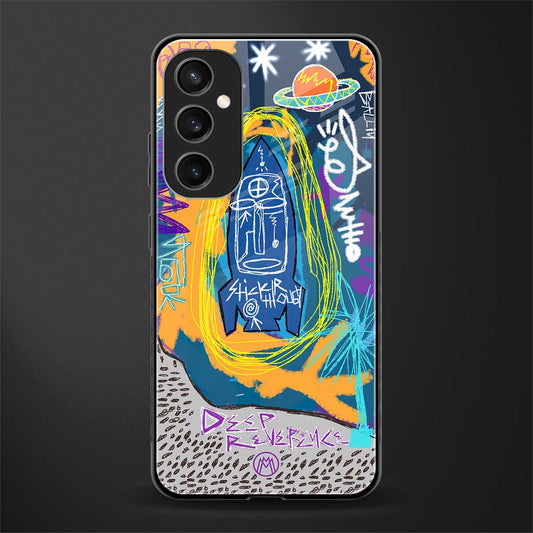 deja vu back phone cover | glass case for samsung galaxy s23 fe 5g