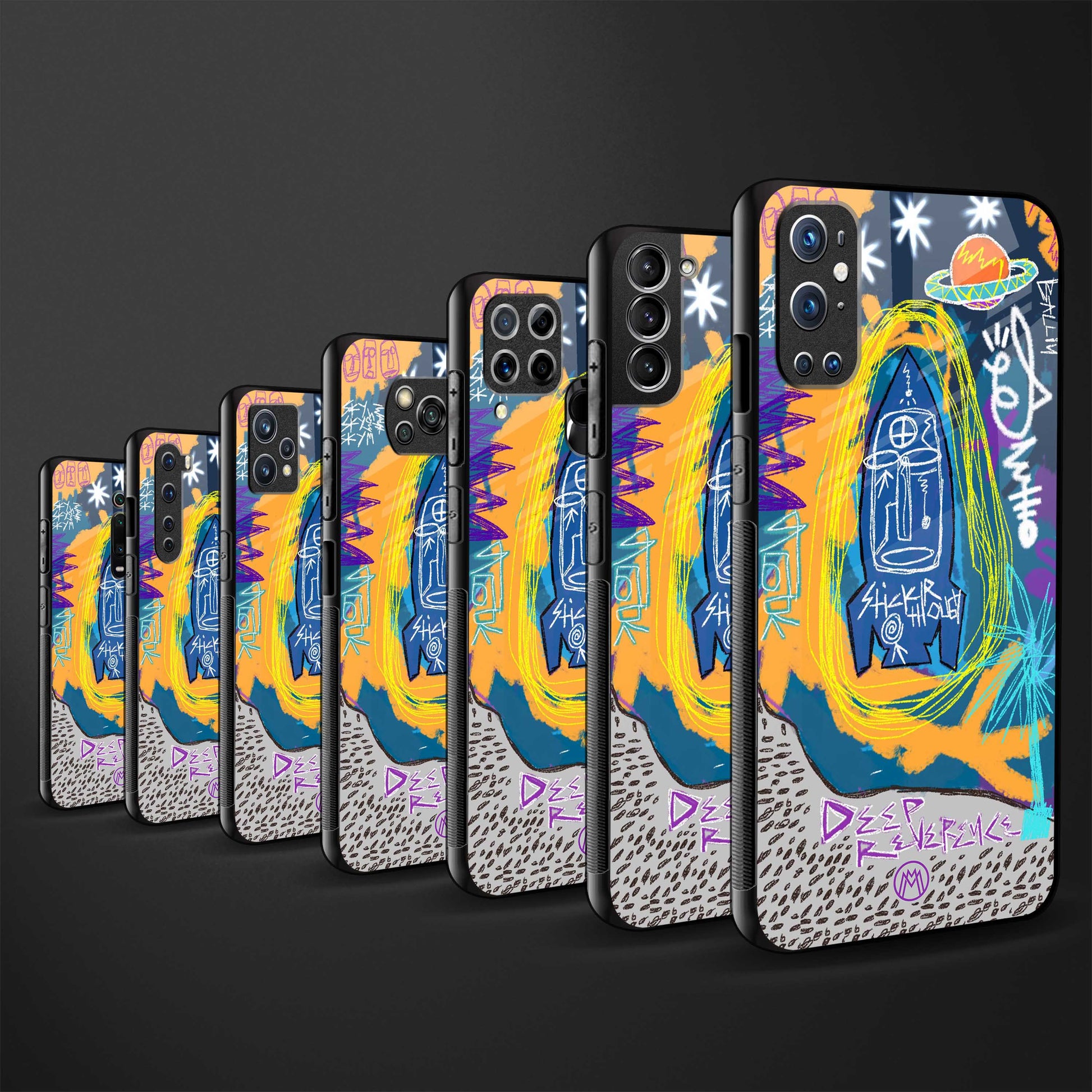 deja vu back phone cover | glass case for samsung galaxy a23