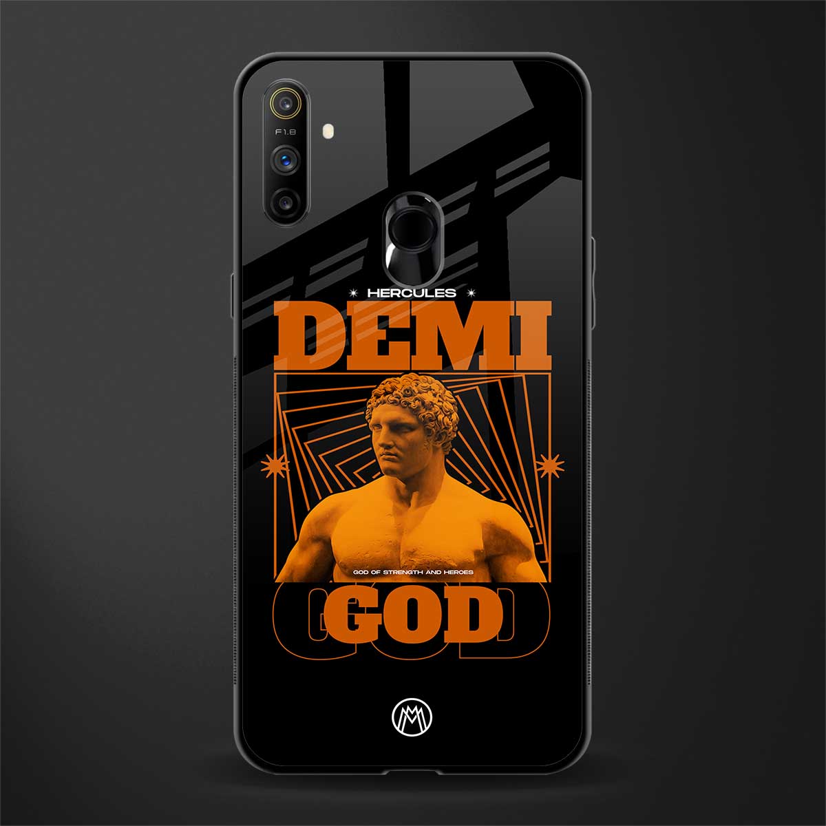 demi god glass case for realme narzo 10a image