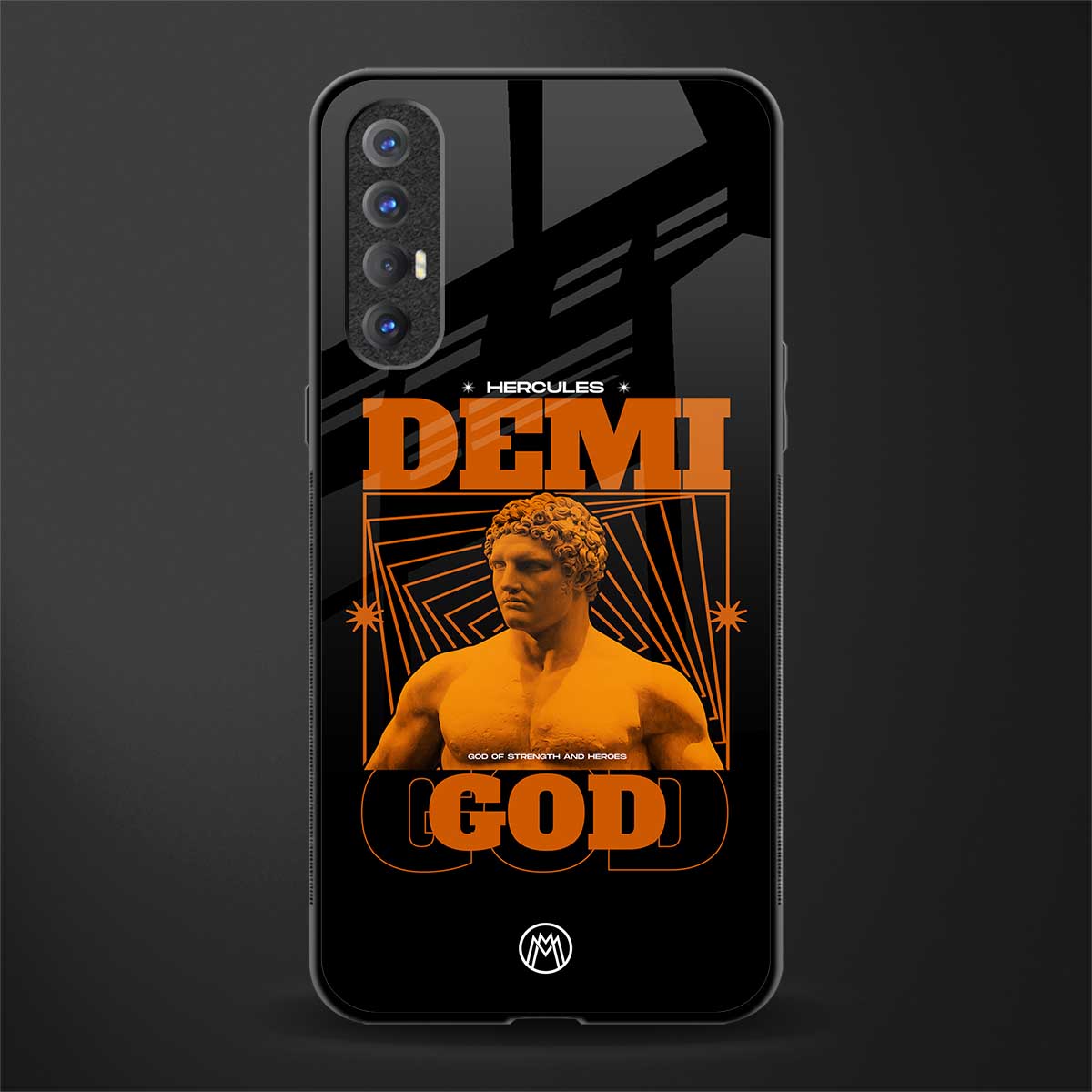 demi god glass case for oppo reno 3 pro image