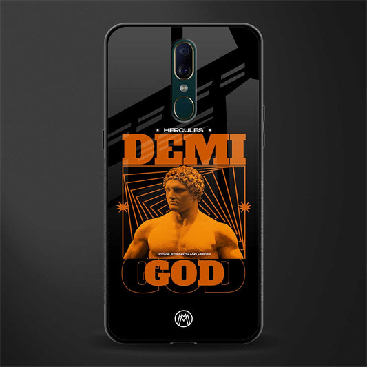 demi god glass case for oppo f11 image