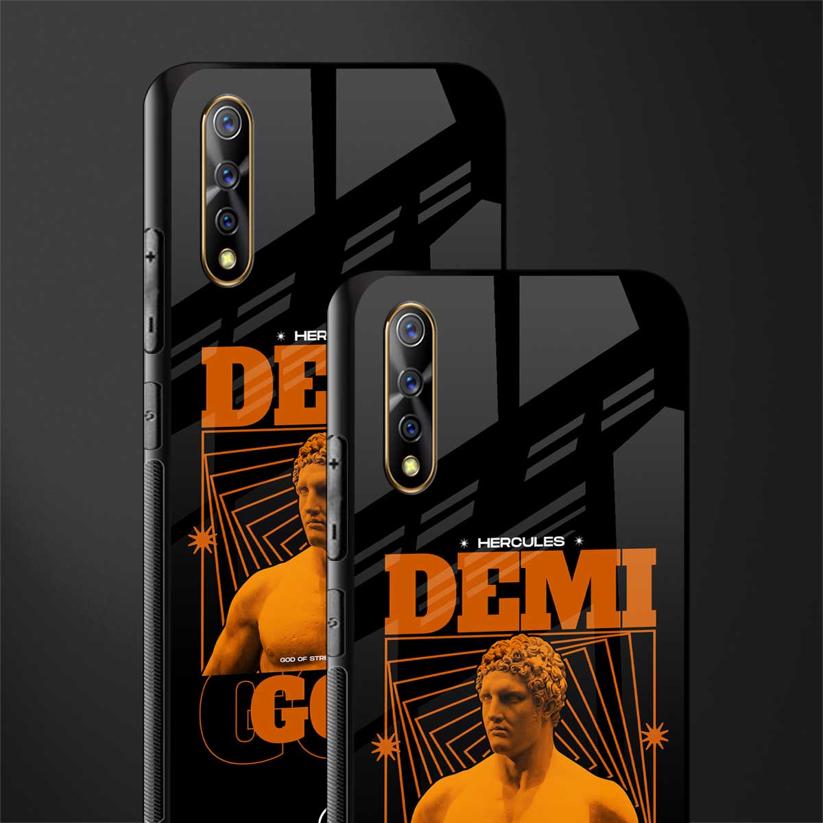 demi god glass case for vivo z1x image-2