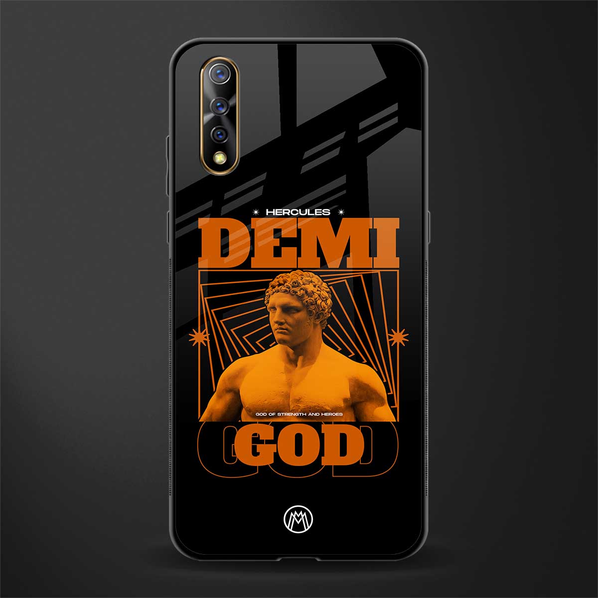demi god glass case for vivo s1 image