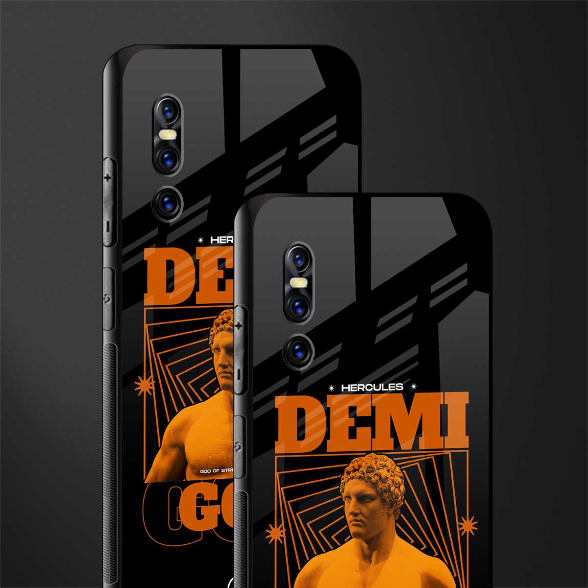 demi god glass case for vivo v15 pro image-2