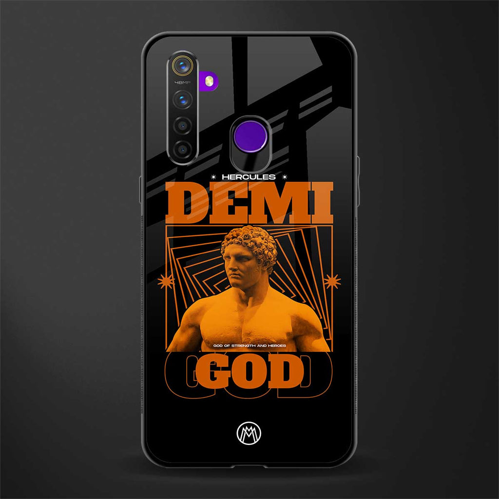 demi god glass case for realme 5 pro image