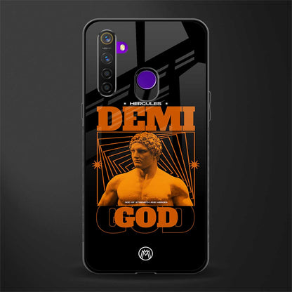 demi god glass case for realme 5 pro image