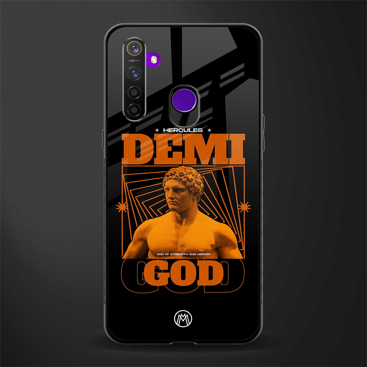 demi god glass case for realme 5i image