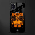 demi god glass case for samsung galaxy a31 image