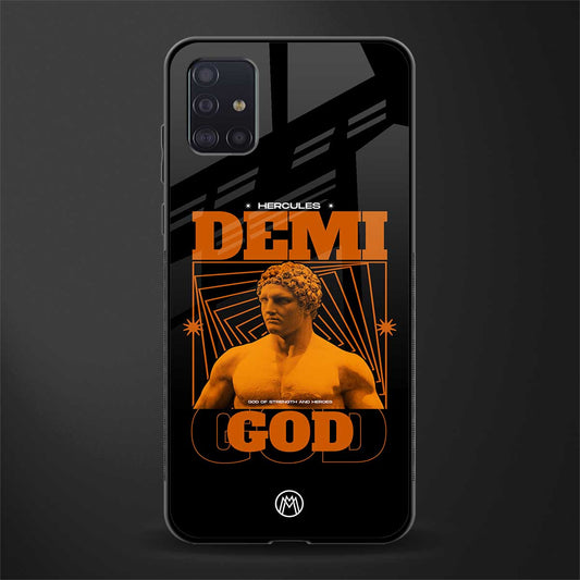 demi god glass case for samsung galaxy a71 image