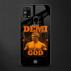demi god glass case for samsung galaxy f41 image