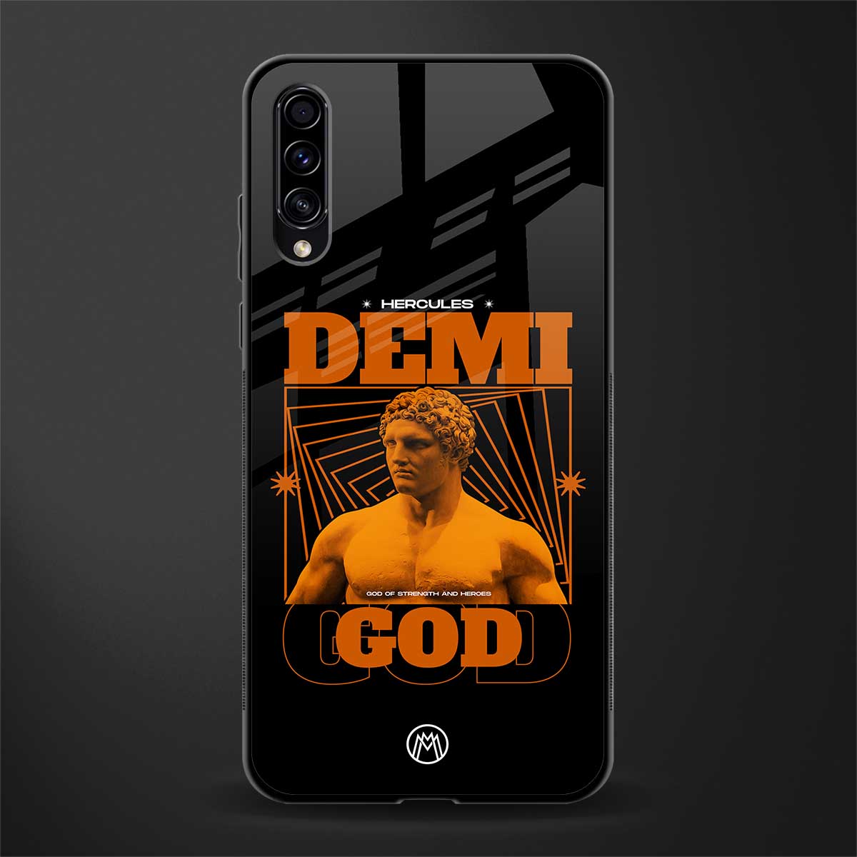 demi god glass case for samsung galaxy a30s image