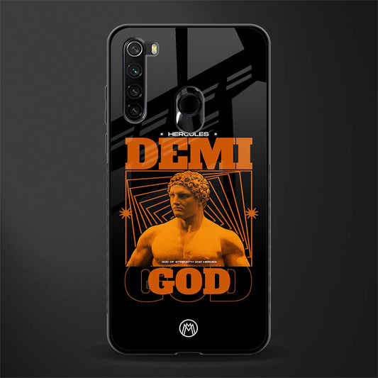 demi god glass case for redmi note 8 image