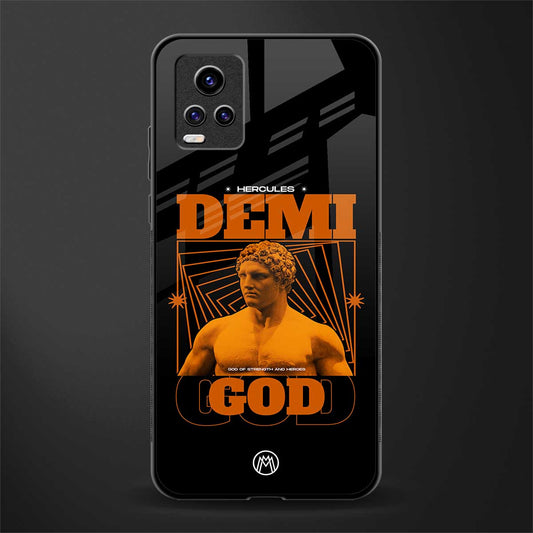 demi god back phone cover | glass case for vivo y73