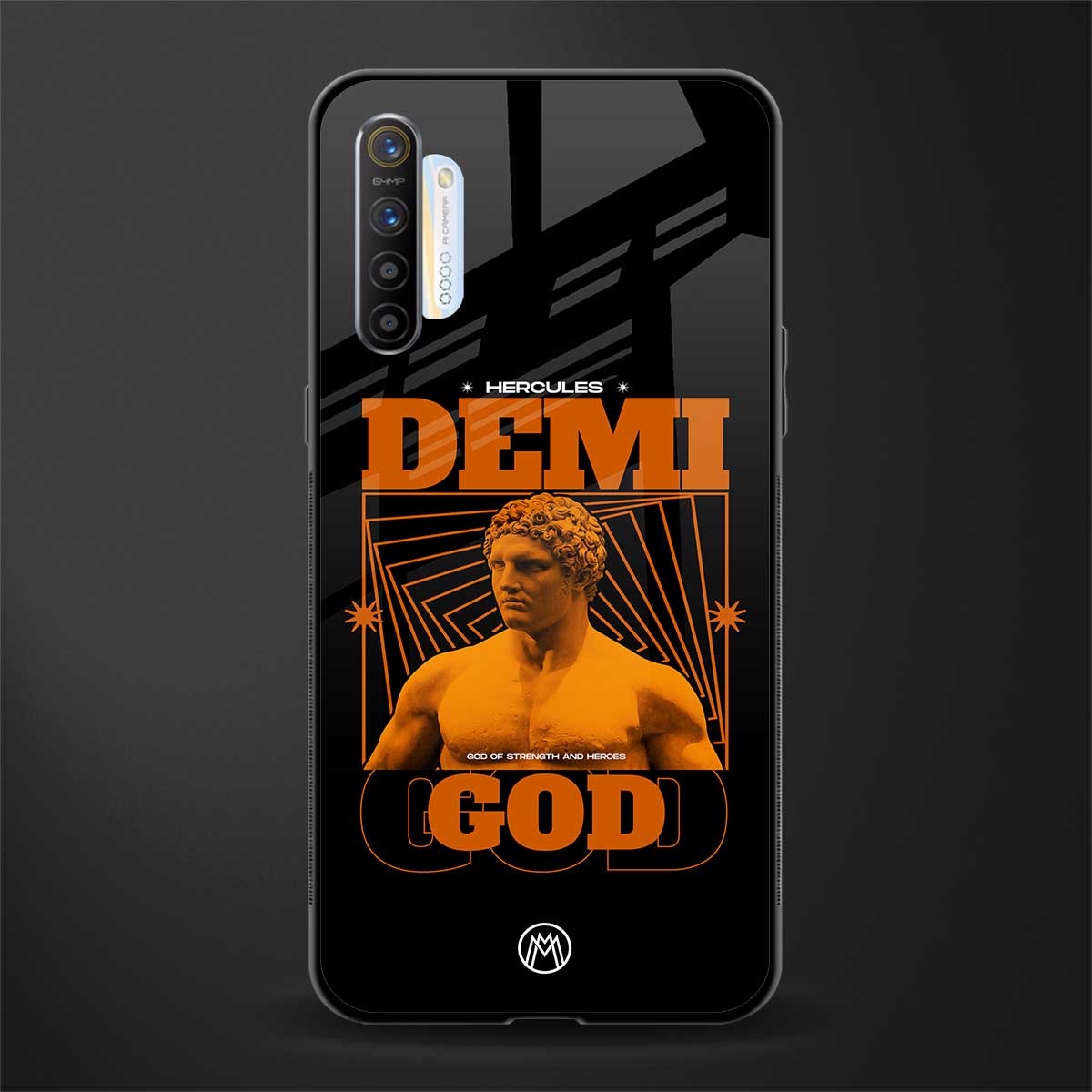 demi god glass case for realme xt image