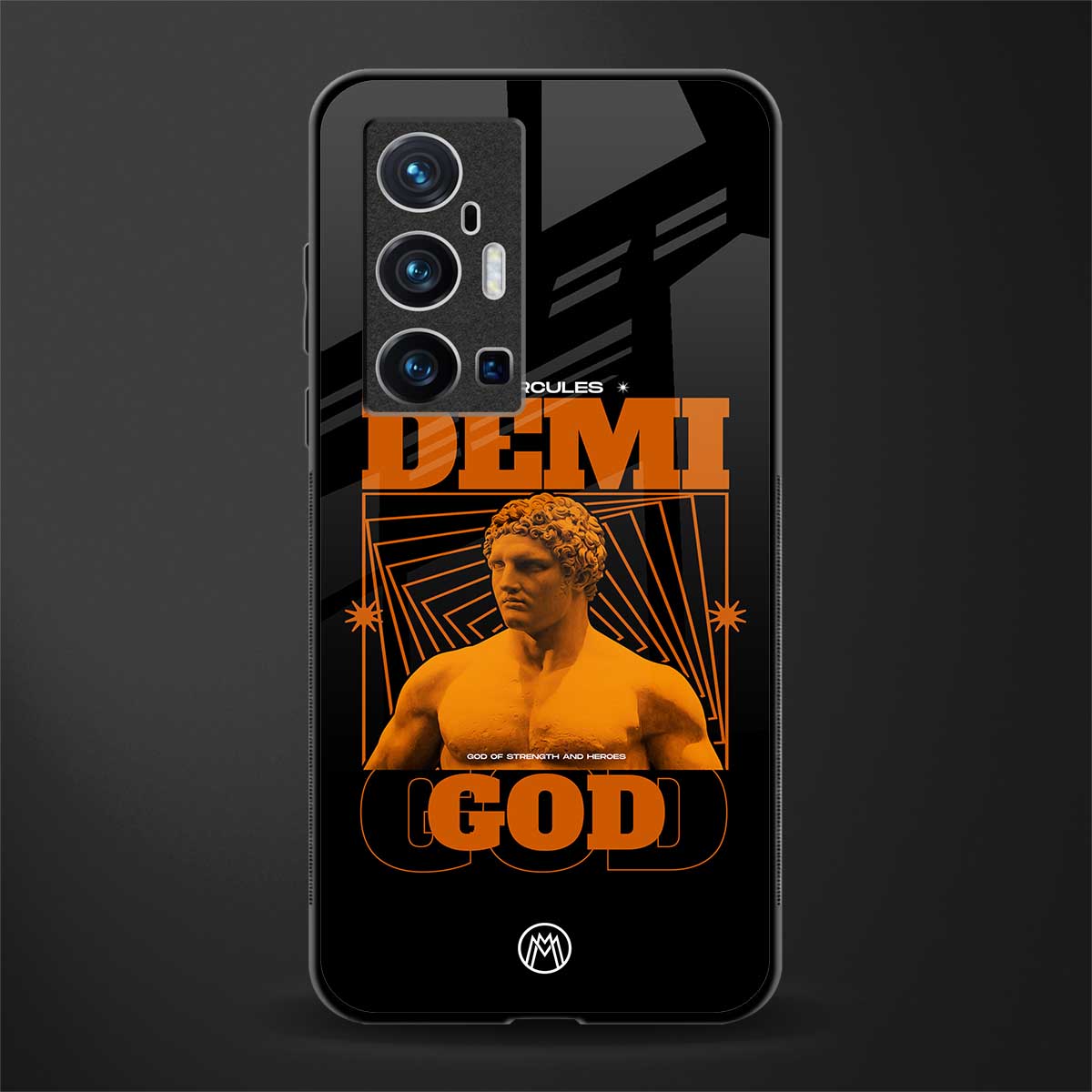 demi god glass case for vivo x70 pro plus image