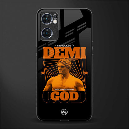 demi god glass case for oppo reno7 5g image