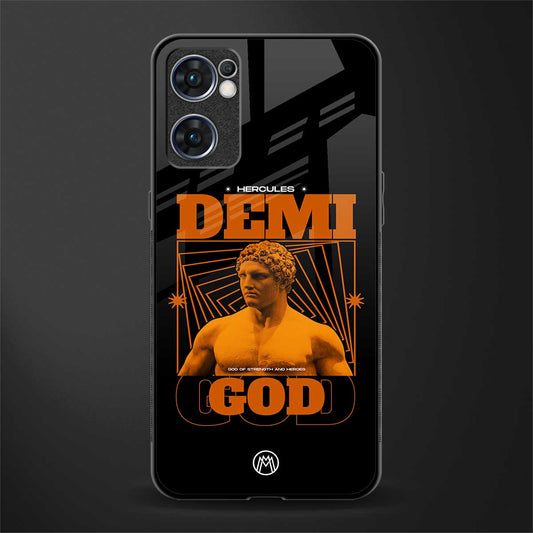 demi god glass case for oppo reno7 5g image