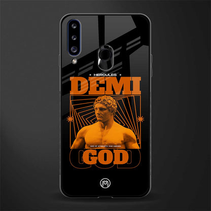 demi god glass case for samsung galaxy a20s image