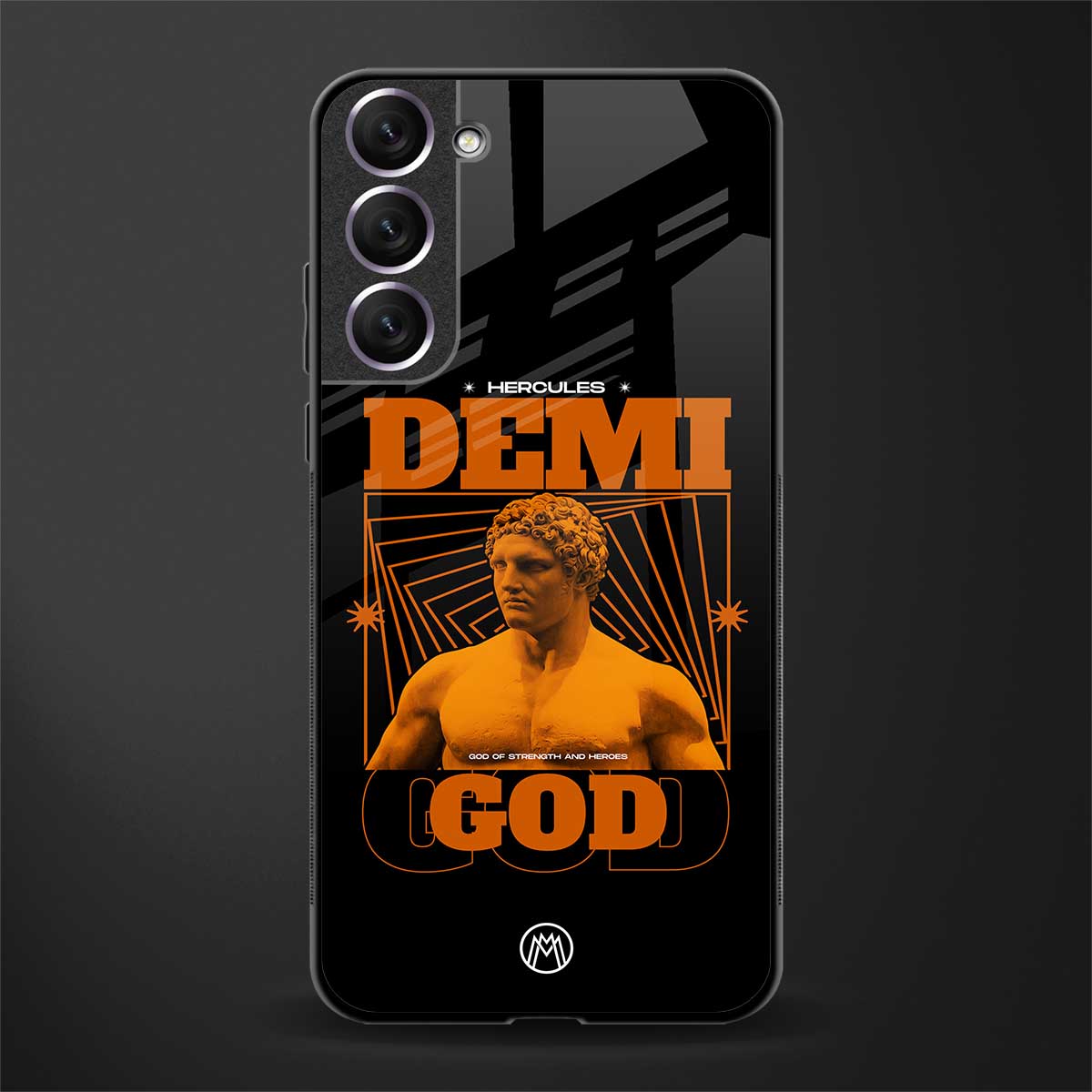 demi god glass case for samsung galaxy s21 image
