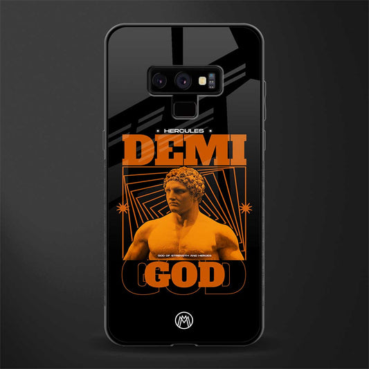 demi god glass case for samsung galaxy note 9 image