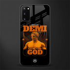 demi god glass case for samsung galaxy s20 image