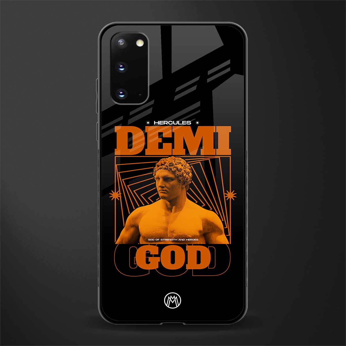 demi god glass case for samsung galaxy s20 image