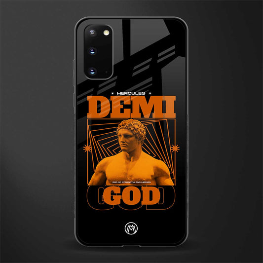 demi god glass case for samsung galaxy s20 image
