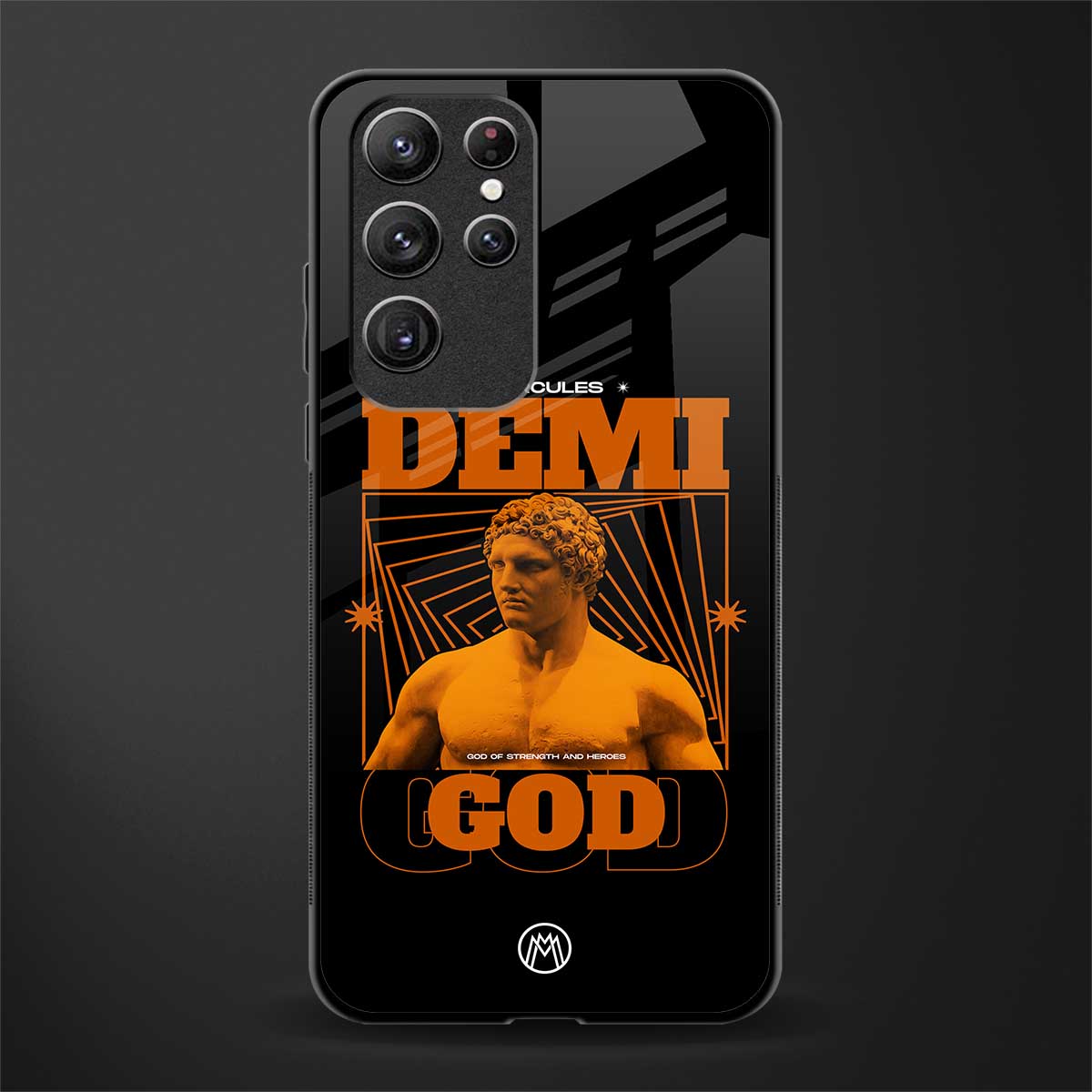 demi god glass case for samsung galaxy s22 ultra 5g image